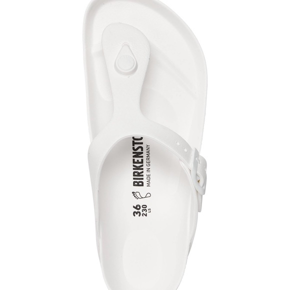 NWT BIRKENSTOCK Gizeh White Women's Sandals - Size 38 EU / 7 - 7.5 US - Picture 4 of 6